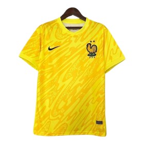 Goedkope Frankrijk Doelman Shirt EK 2024 gele